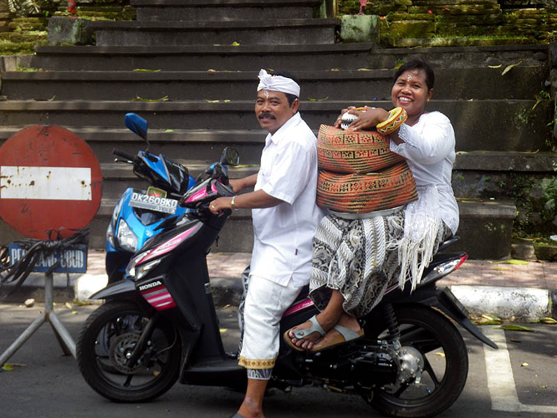Motor bike couple