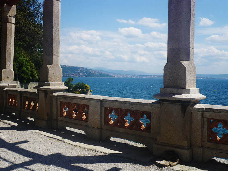 View from Miramare Castle