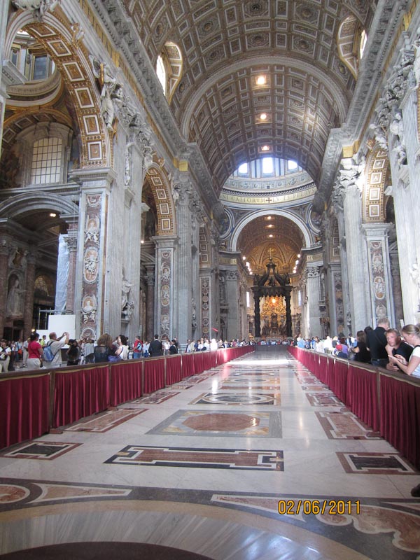 St Peters Basilica nave