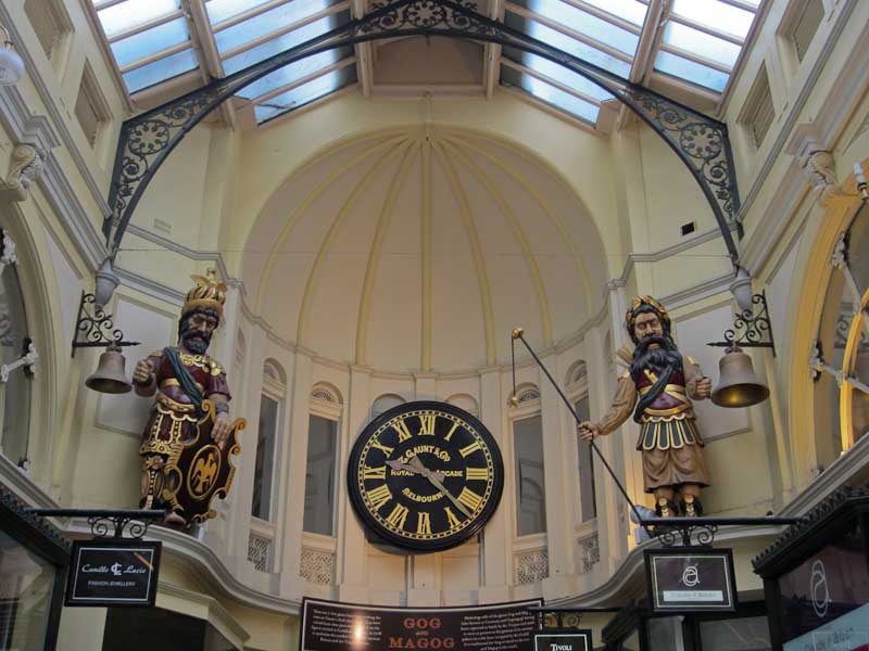 Gog and Magog, Royal Arcade