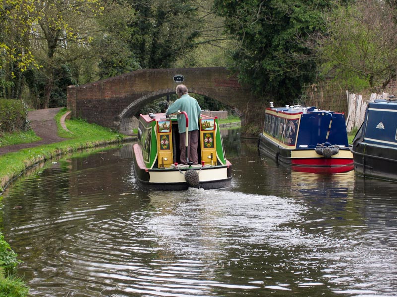 Canal boats at Stewponey