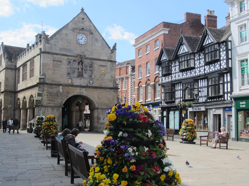 Shrewsbury market square