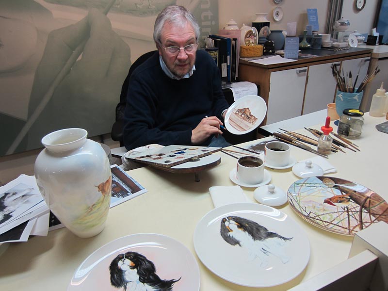 Artist at the Wedgwood Museum