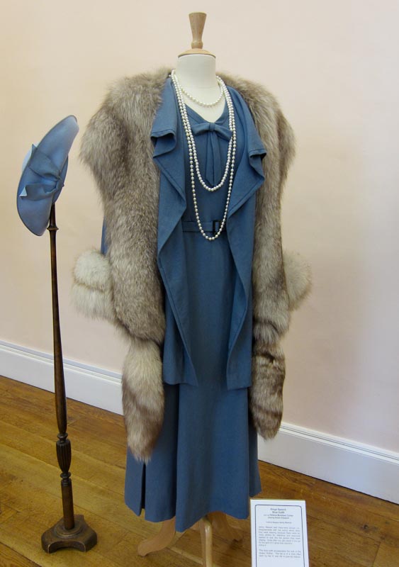 Himley Hall, Queen Elizabeth costume worn by Helena Bonham Carter in 'The King's Speech'