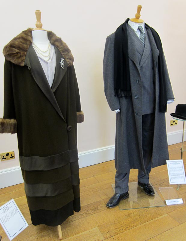 Himley Hall, Queen Elizabeth and King George VI costumes worn by Helena Bonham Carter and Colin Firth in 'The King's Speech'