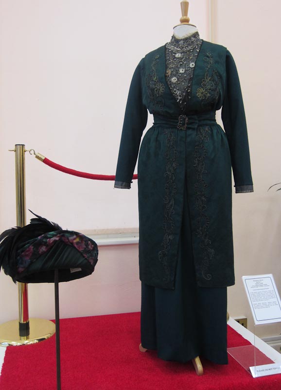 Himley Hall, costume worn by Maggie Smith in 'Downton Abbey'