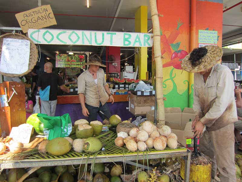 Coconuts! Rusty's Market, Cairns