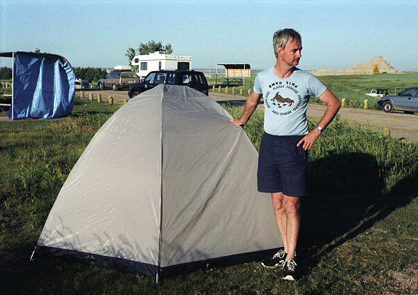 Campsite, Badlands NP, South Dakota