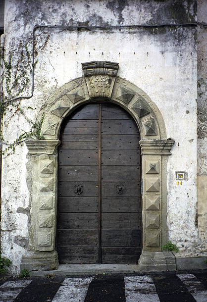 Door, Naples, Italy