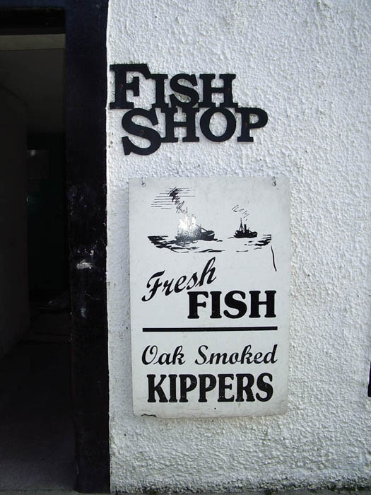 Shop sign, Inverary, on Loch Awe