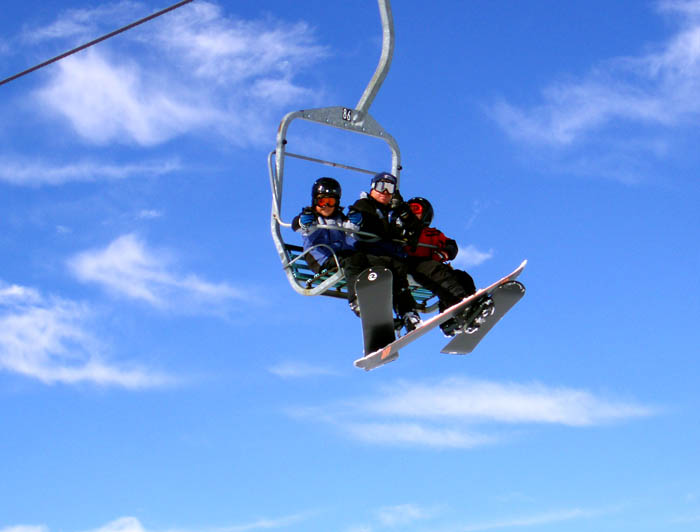 Riding high