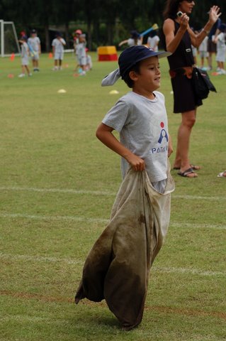 Sack Race, School Sports Day, Feb 2008