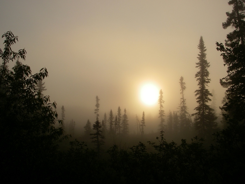 Lev de soleil, Rservoir Gouin