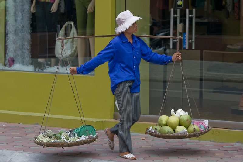 A walking shop (Hanoi)