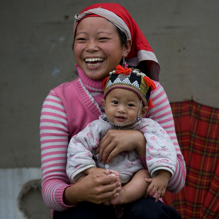 Woman with baby  (Sa Pa)