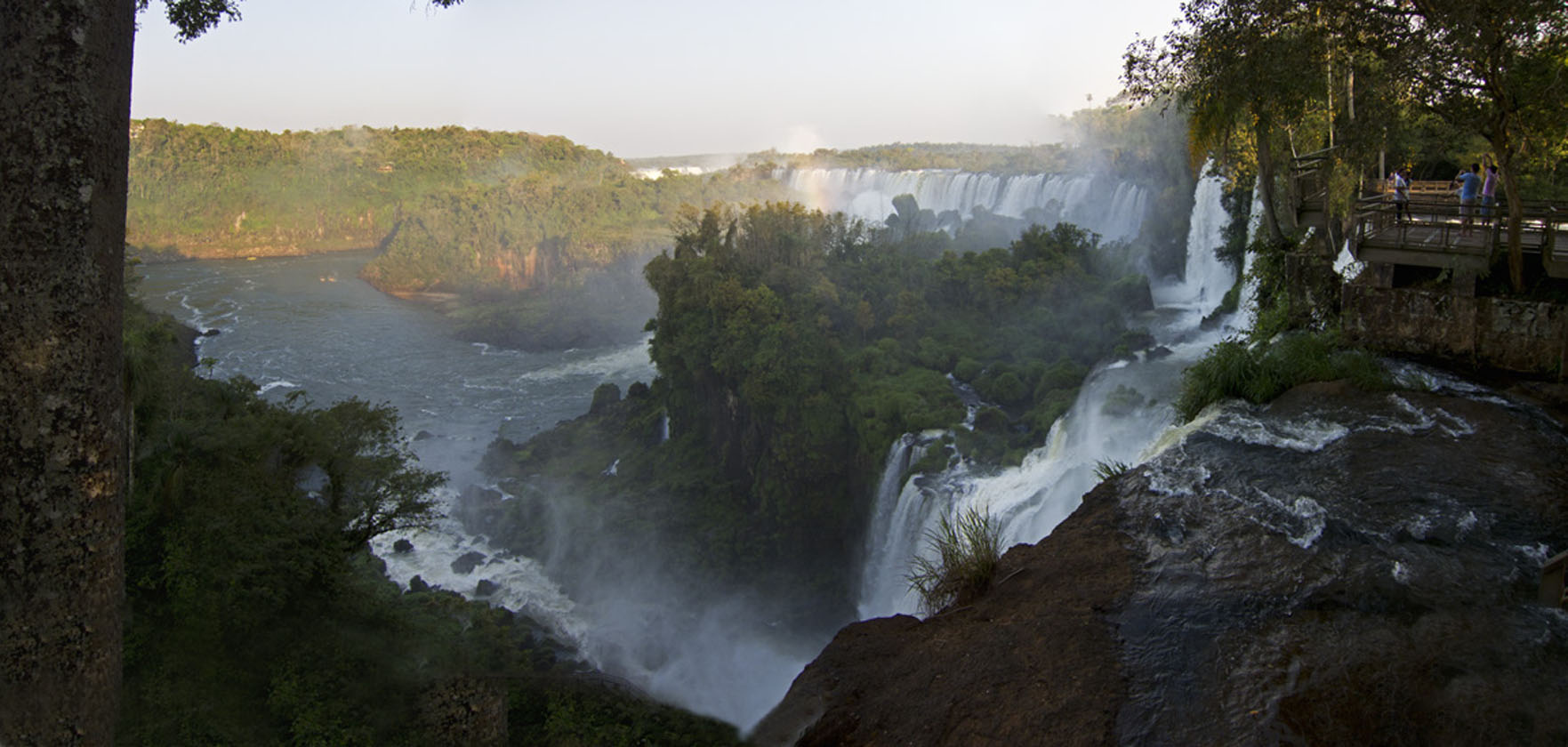 Iguazu Falls from lower walkway