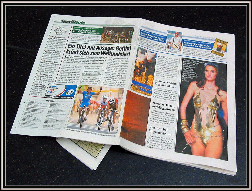 Osama, Bomshell,Pig And Cycle Races,-All Tastes ! Vienna, Austria