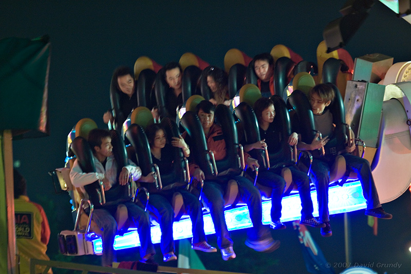 At the end of the ride