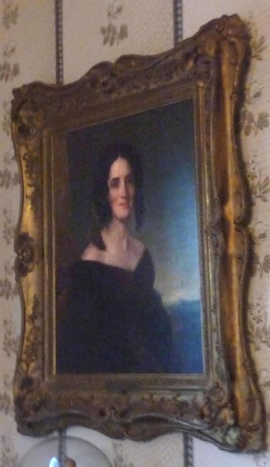 Portrait of Polks wife Sarah, who lived on 42 years after her husbands death.
