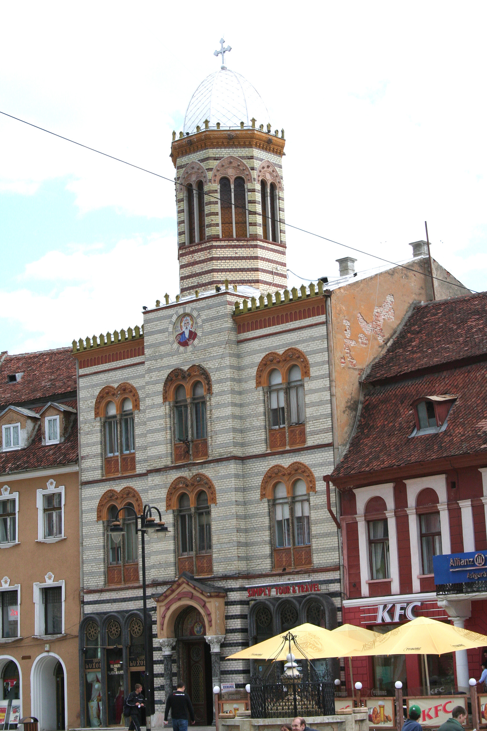 The Merchants Hall where guilds met. Apollonia Hirscher, the widow of a Brasov mayor, built it.