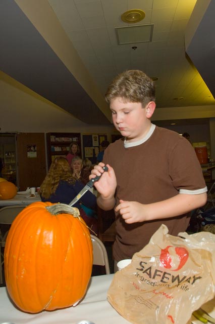 Pumpkin Carving - My God Son