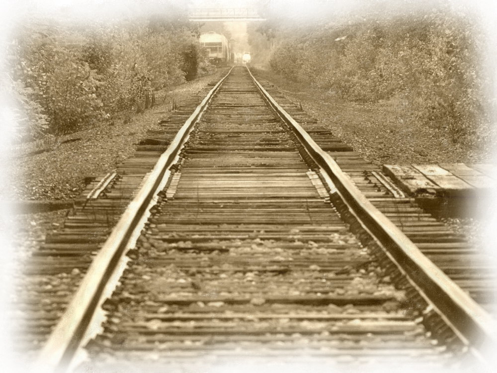 Train Tracks from Gilberton to the Coal Breaker