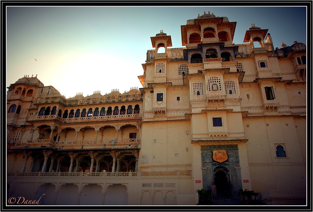 Maharajahs Palace Udaipur. Entrance.