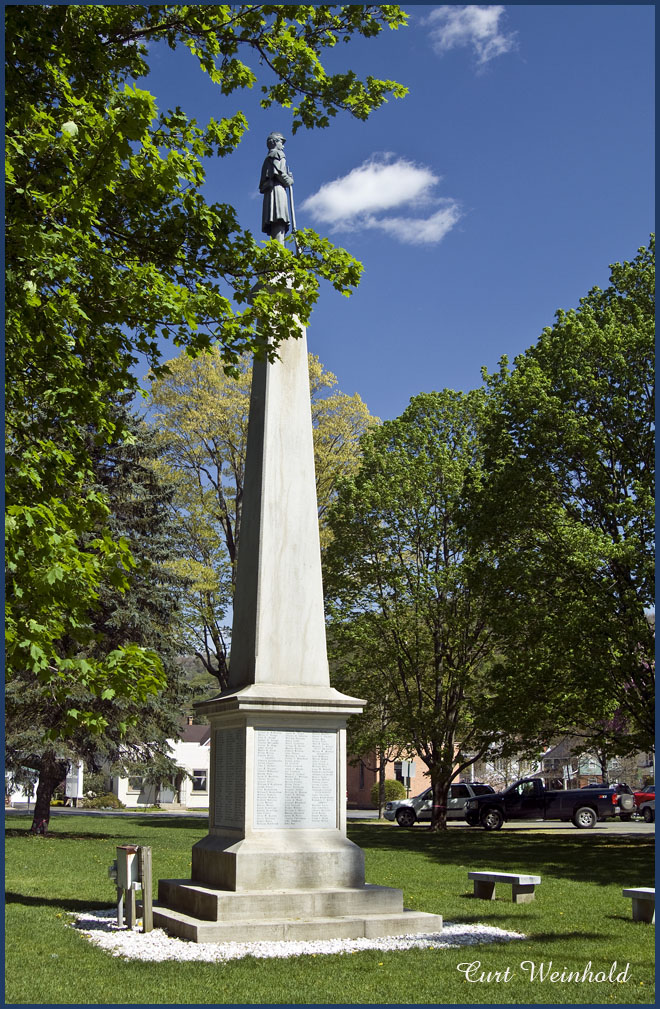 Civil War monument.