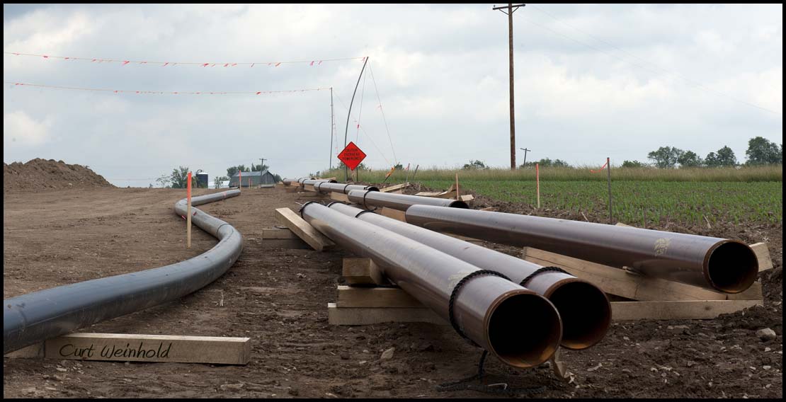 Pipeline preparations, Tioga County
