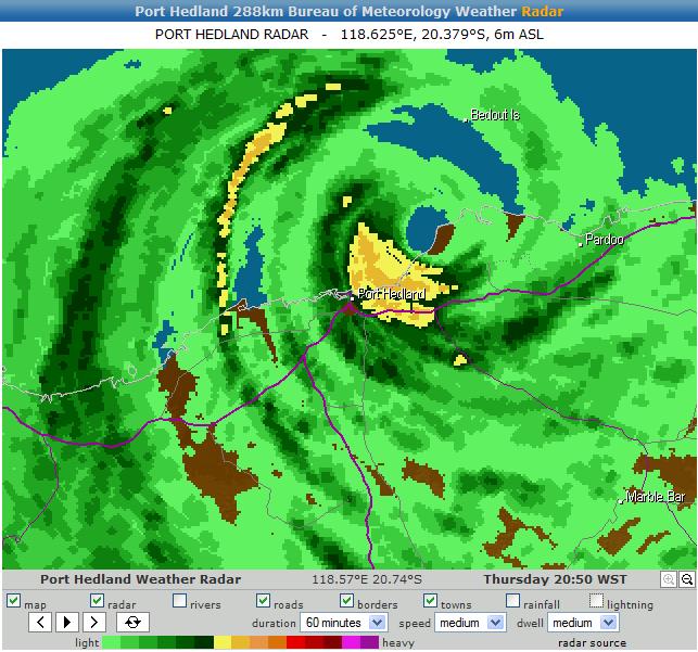 TC George Radar Image