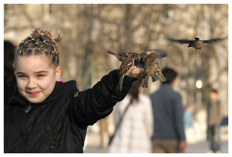 Les enfants aux oiseaux