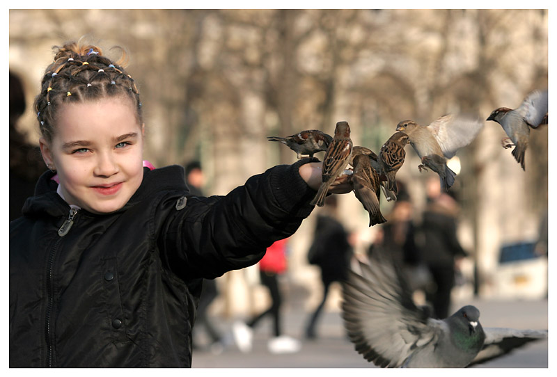 Les enfants aux oiseaux