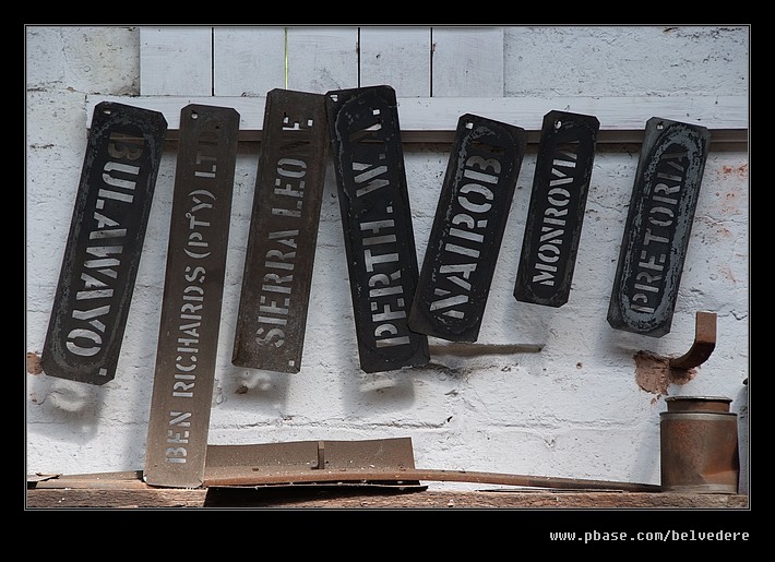 Paint Stencils, Black Country Museum