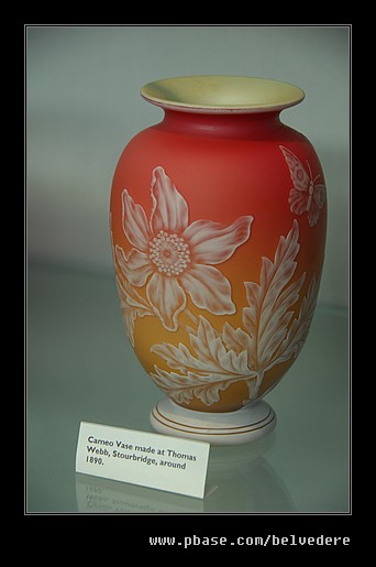 Thomas Webb 1890 Cameo Vase, Black Country Museum