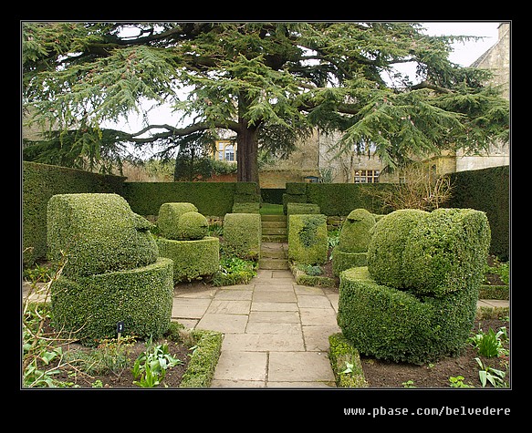 The White Garden Topiary, Hidcote Manor