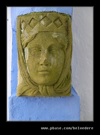 Stone Bedouin Lady, Portmeirion 2007