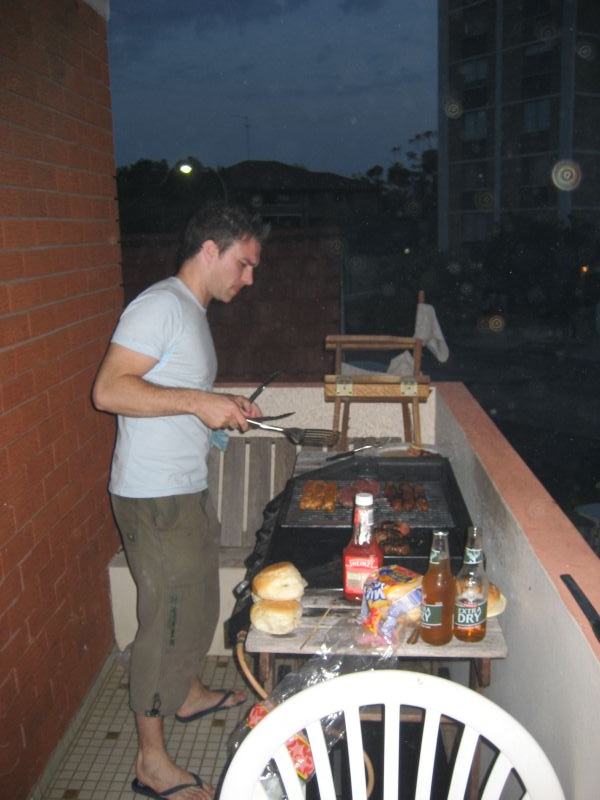 Pikey Keith preparing a some salmonella