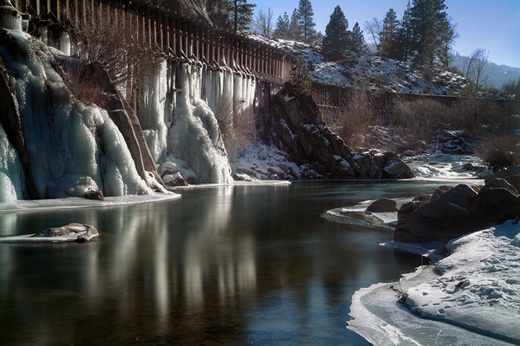Winter along the Truckee River