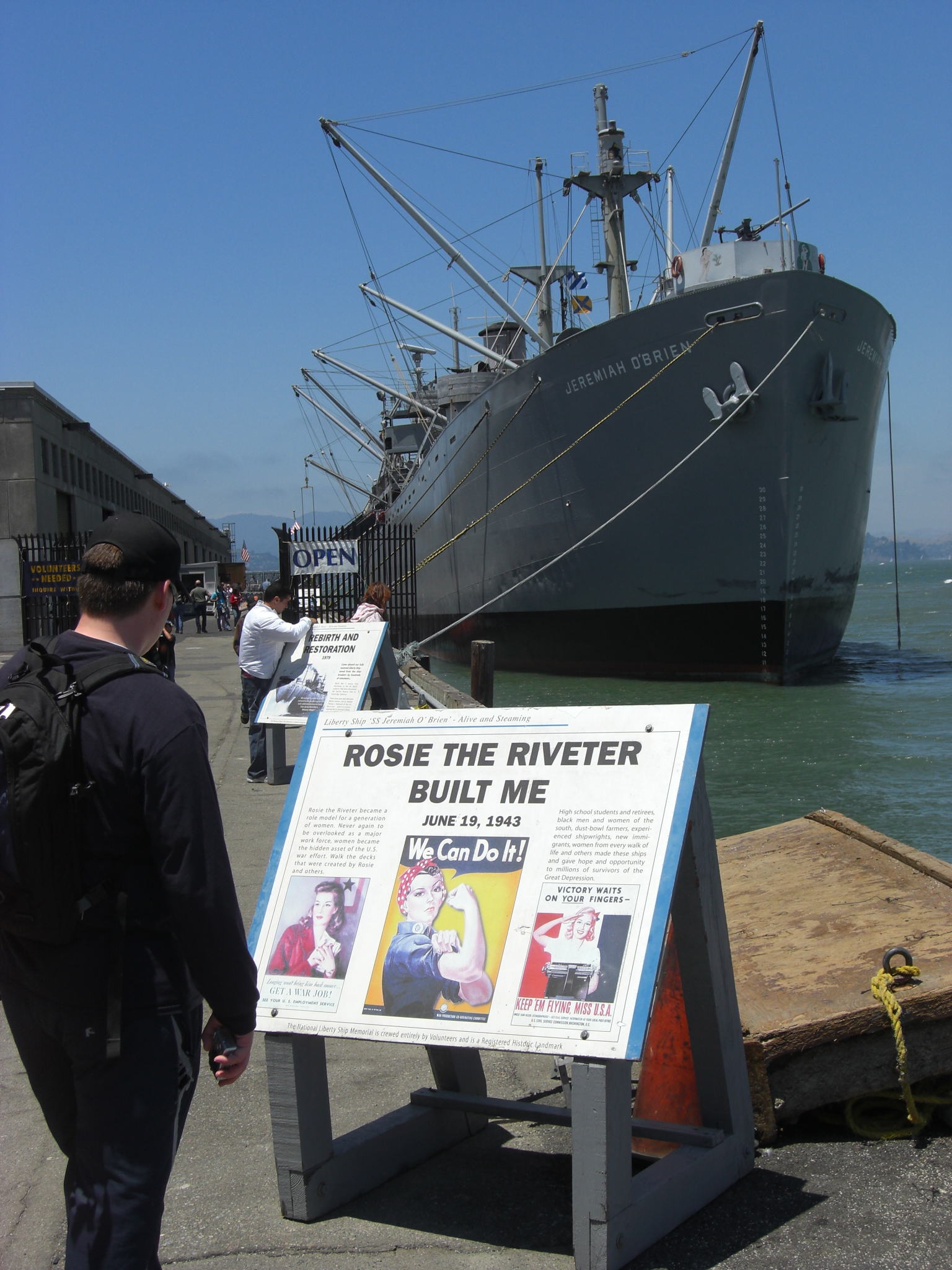 Authentic WWII Liberty Ship, The Jeremiah Obrien