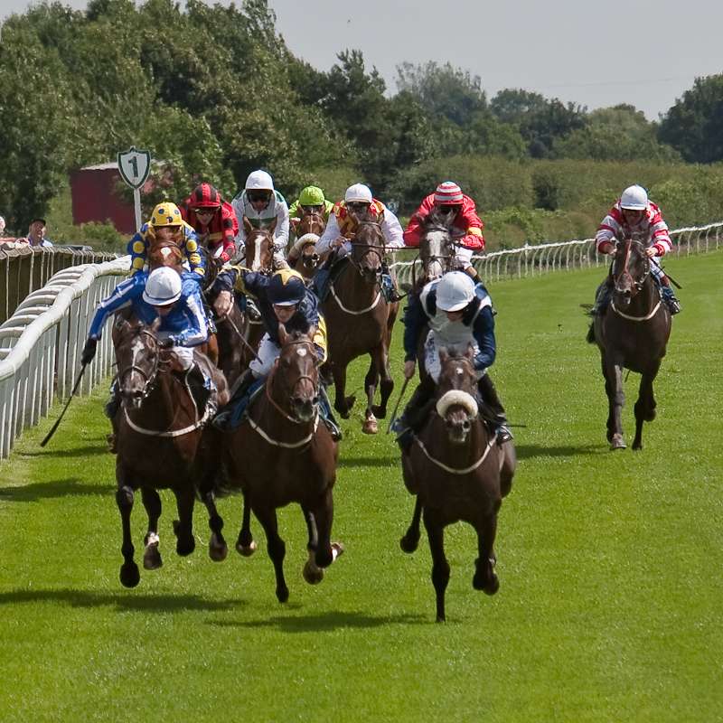 Tally Close and Paul Hanagan  winning the Eu breeders fund Maiden Stakes