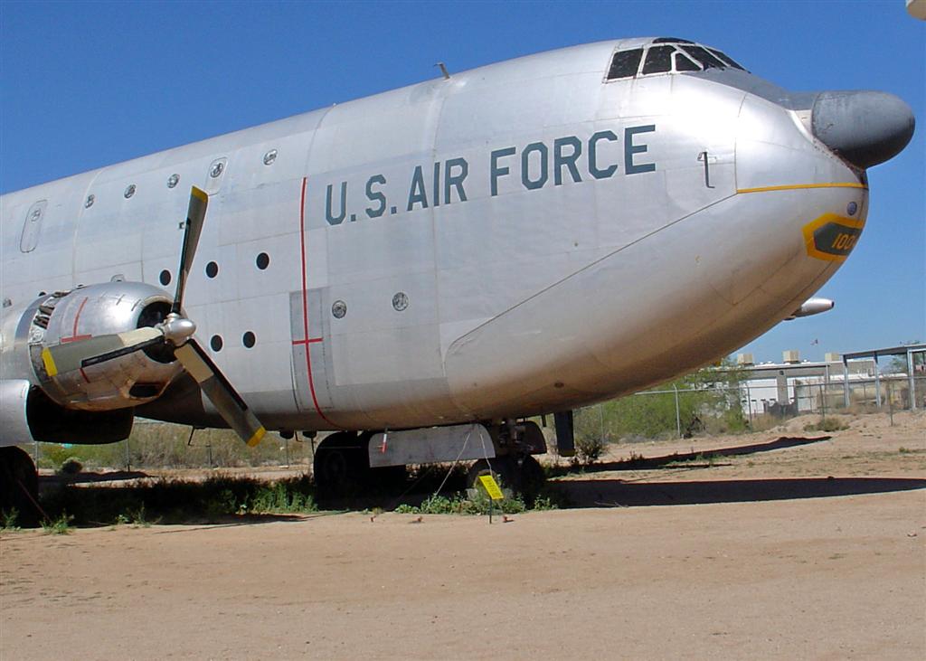 A pre-Vietnam C-124 Globemaster cargo plane