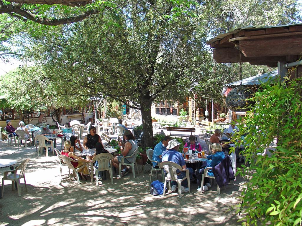 Dining alfresco in the Tucson arts district