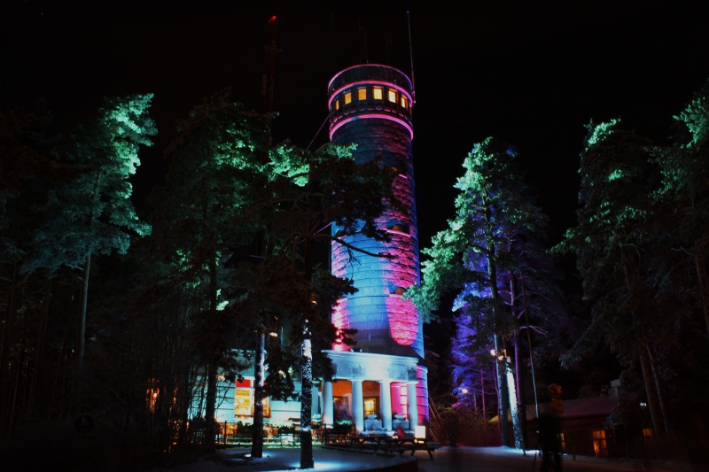 Finland, Tampere. The watchtower of Pyynikki.