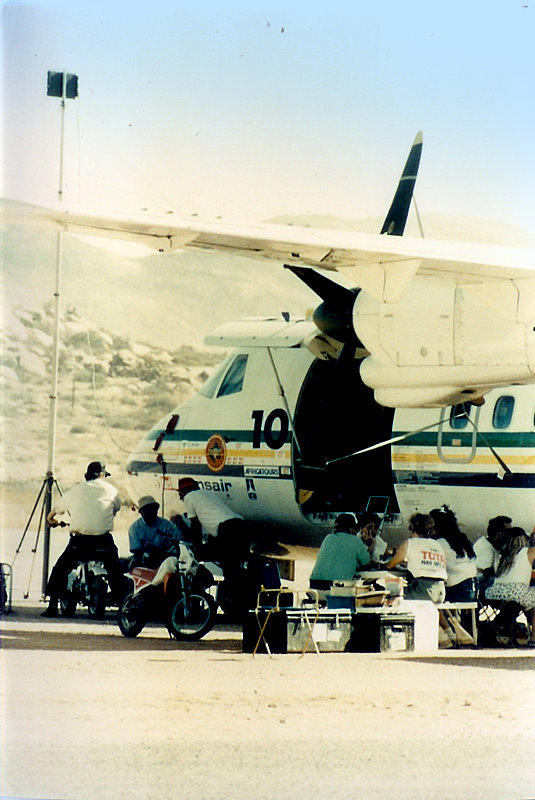 Dakar Paris Le-Cap  15-Jan-1992 Springbok 615km du Cap