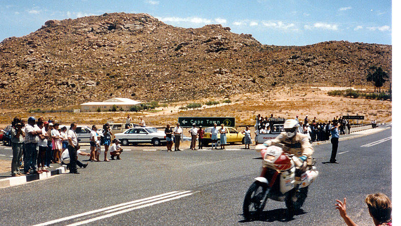 Dakar  Paris Le-Cap 15-Jan-1992 Springbok 615km du Cap