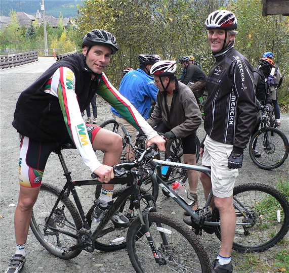 A brief brake before riding