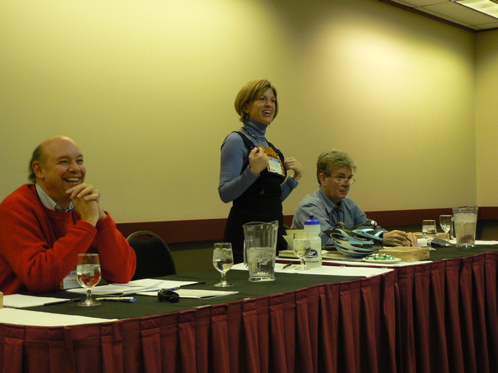 Fridays media panel with writers and editors - Don George, Karen Kefauver and Everett Potter
