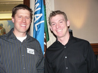 ATTA President Shannon Stowell and Bryan Kinkade, National Geographic Adventure, opened ATTA's first D.C. regional meeting