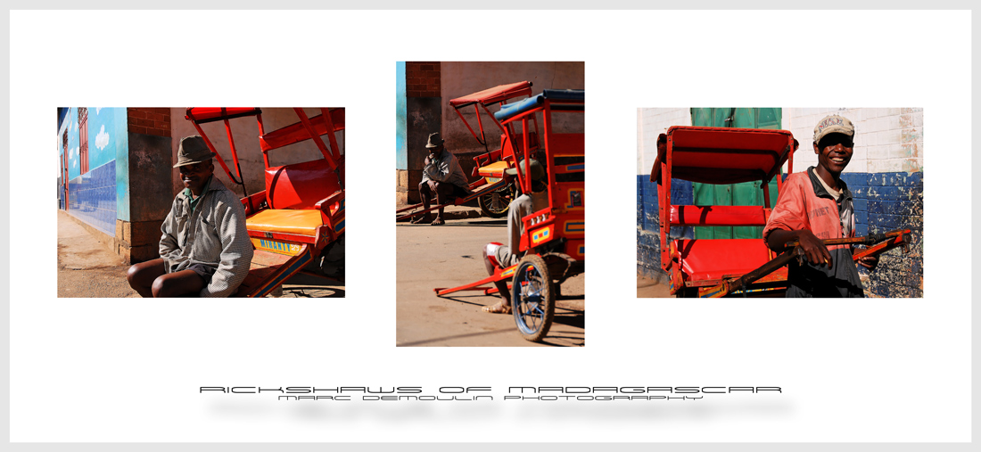 Rickshaws of  Madagascar