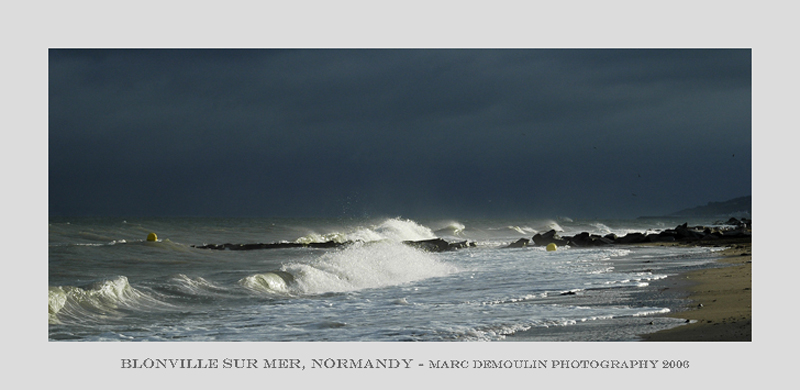 Normandy, the coast at Blonville/mer 2